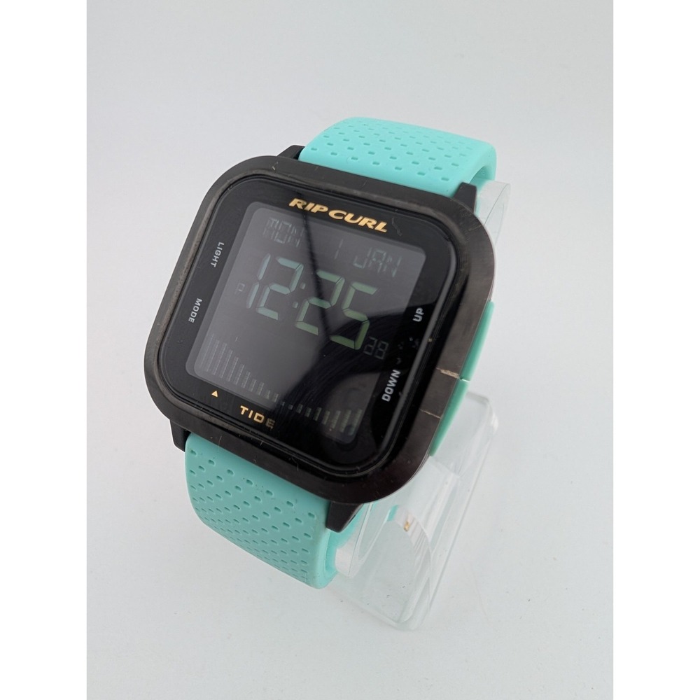 Rip‎ Curl Next Tide Watch Washed Aqua  A1139G Surf Watch- New Battery - Picture 2 of 9